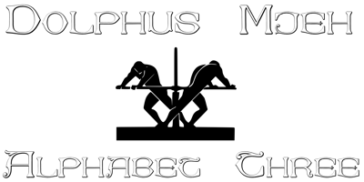 Dolphus Mieg Alphabet Three