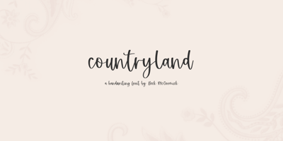 Countryland Script