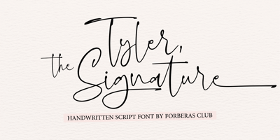 Tyler the Signature