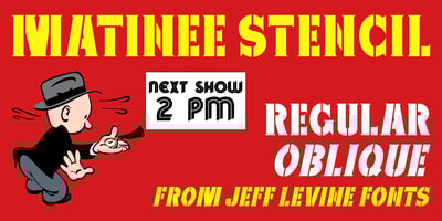 Matinee Stencil JNL