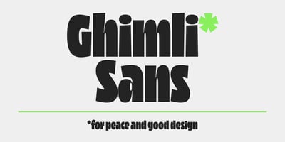 Ghimli Sans