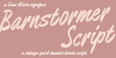 Barnstormer Script
