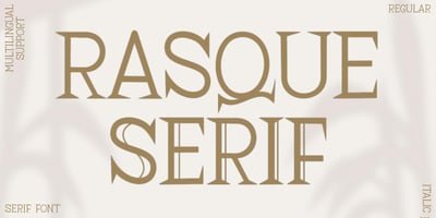 Rasque Serif