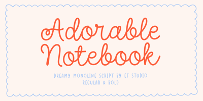Adorable Notebook