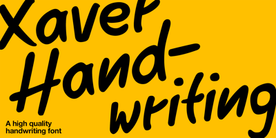 Xaver Handwriting