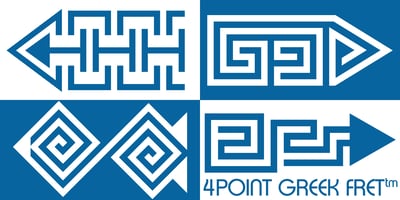 4 Point Greek Fret