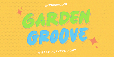 Playful Garden Groove font