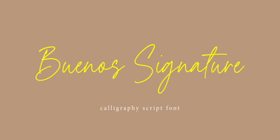 Buenos Signature