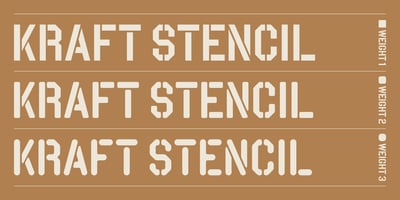 Kraft Stencil
