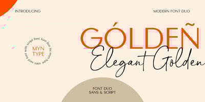 Elegant Golden Script