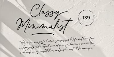 Classy Minimalist
