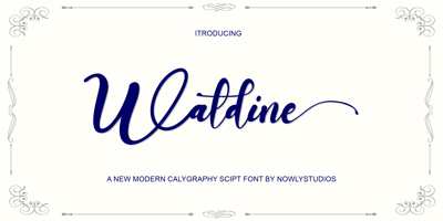 Waldine Script