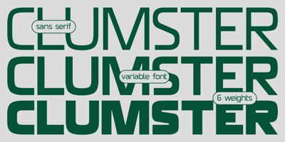 SK Clumster Sans