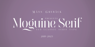 Moguine Serif