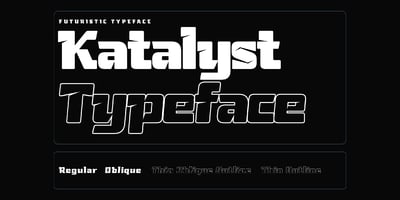 Katalyst Typeface