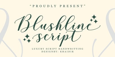 Blushline Script