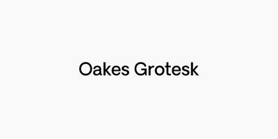 Oakes Grotesk