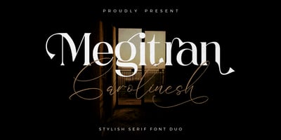 Megitran Carolinesh Script