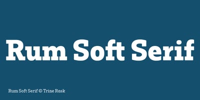 Rum Soft Serif