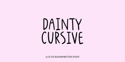 Dainty Cursive