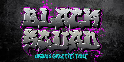 Black Squad Graffiti