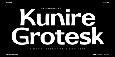Kunire Grotesk