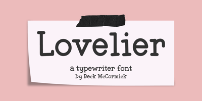 Lovelier Typewriter