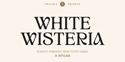 White Wisteria