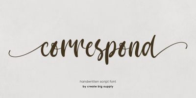 Correspond
