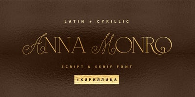 Anna Monro Cyrillic