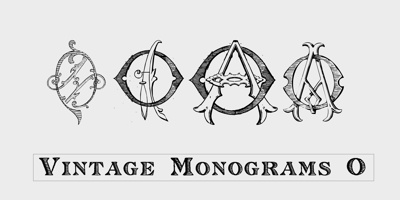 Monocracy Vintage Monograms O