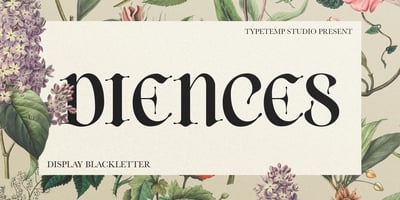 Diences Blackletter Font