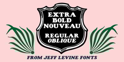 Extra Bold Nouveau JNL