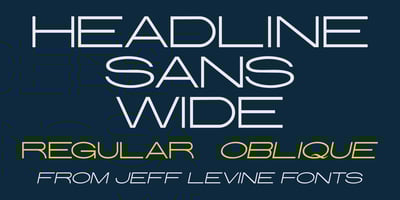 Headline Sans Wide JNL