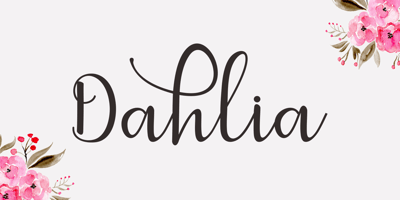 Dahlia script