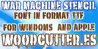 War Machine Stencil