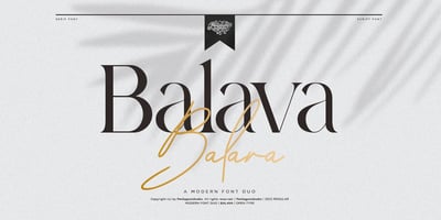 Balava PS Font Duo