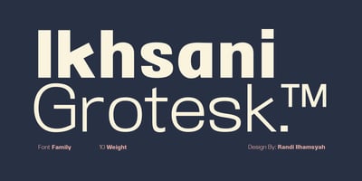Ikhsani Grotesk