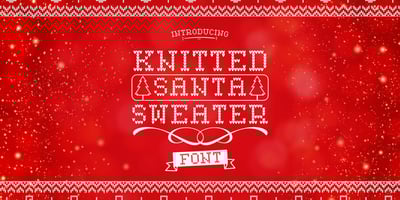 Knitted Santa Sweater