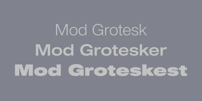 CF Mod Grotesk