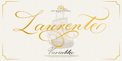 Laurente Script Variable Pro