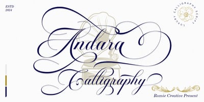 Andara Calligraphy Script