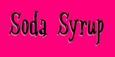 Soda Syrup