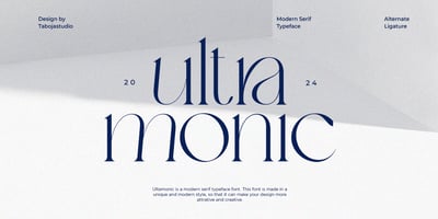 Ultra Monic Modern Serif