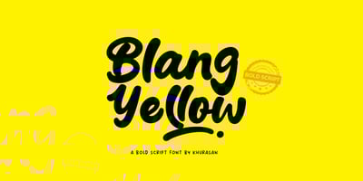 Blang Yellow