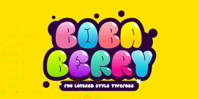 Boba Berry 3d Baloon