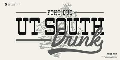UT South Drink Font Duo