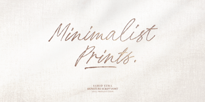 Minimalist Prints