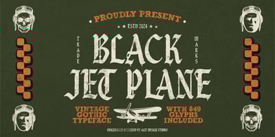 Black Jet Plane