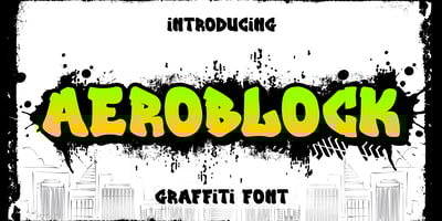 Aeroblock Layered Graffiti